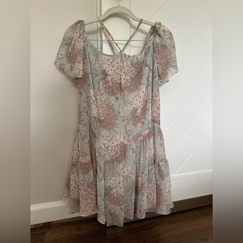 Love shack fancy loveshackfancy 100% silk xs dress used, no stains or rips